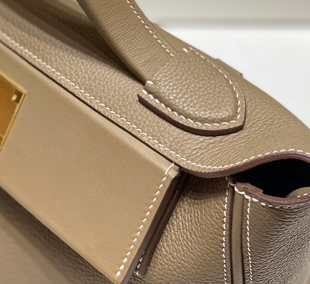 HM 26s 24/24 Bag 29cm Taupe Togo Leather