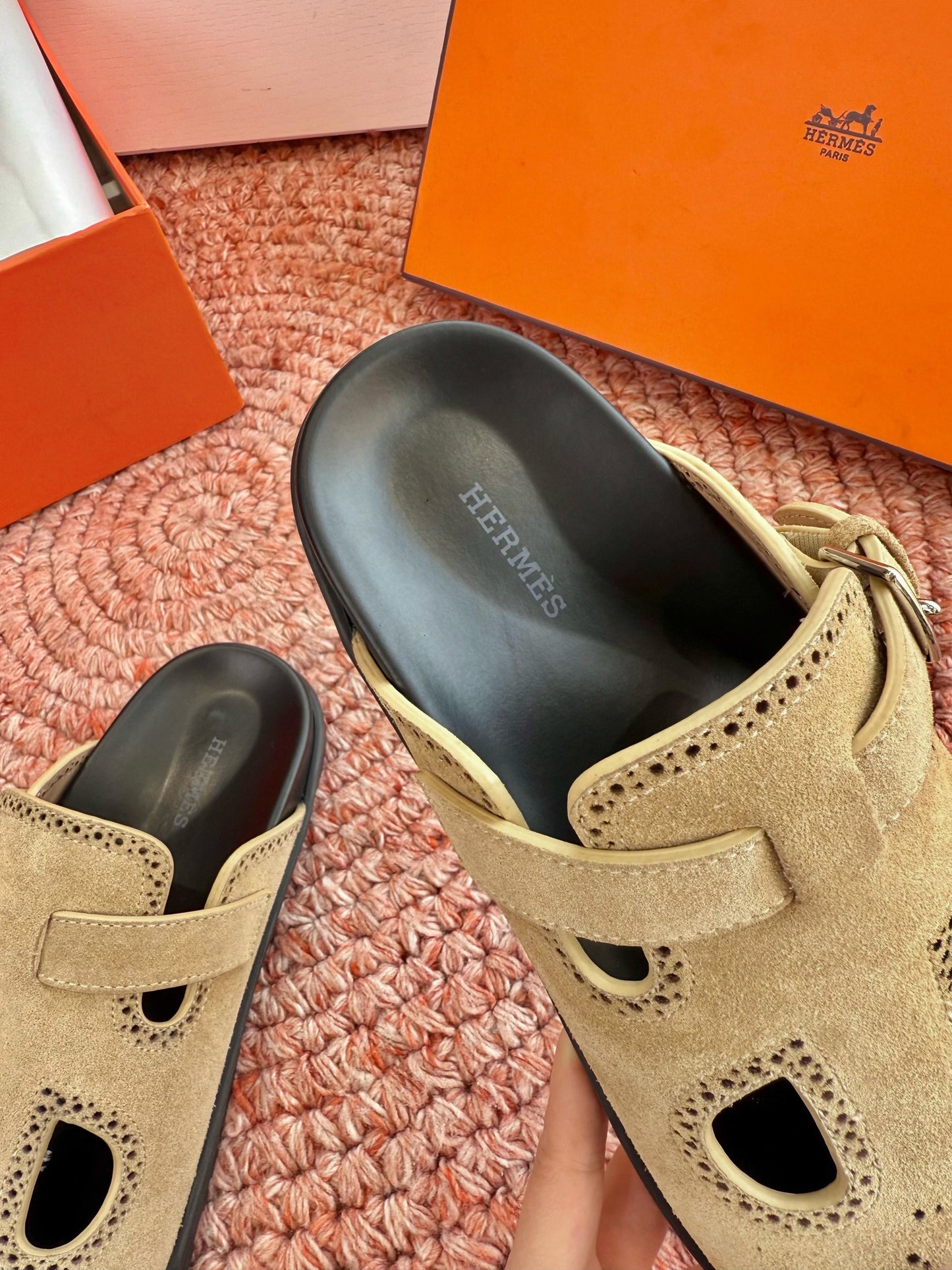 HM Monk Mules Khahi Suede 648493