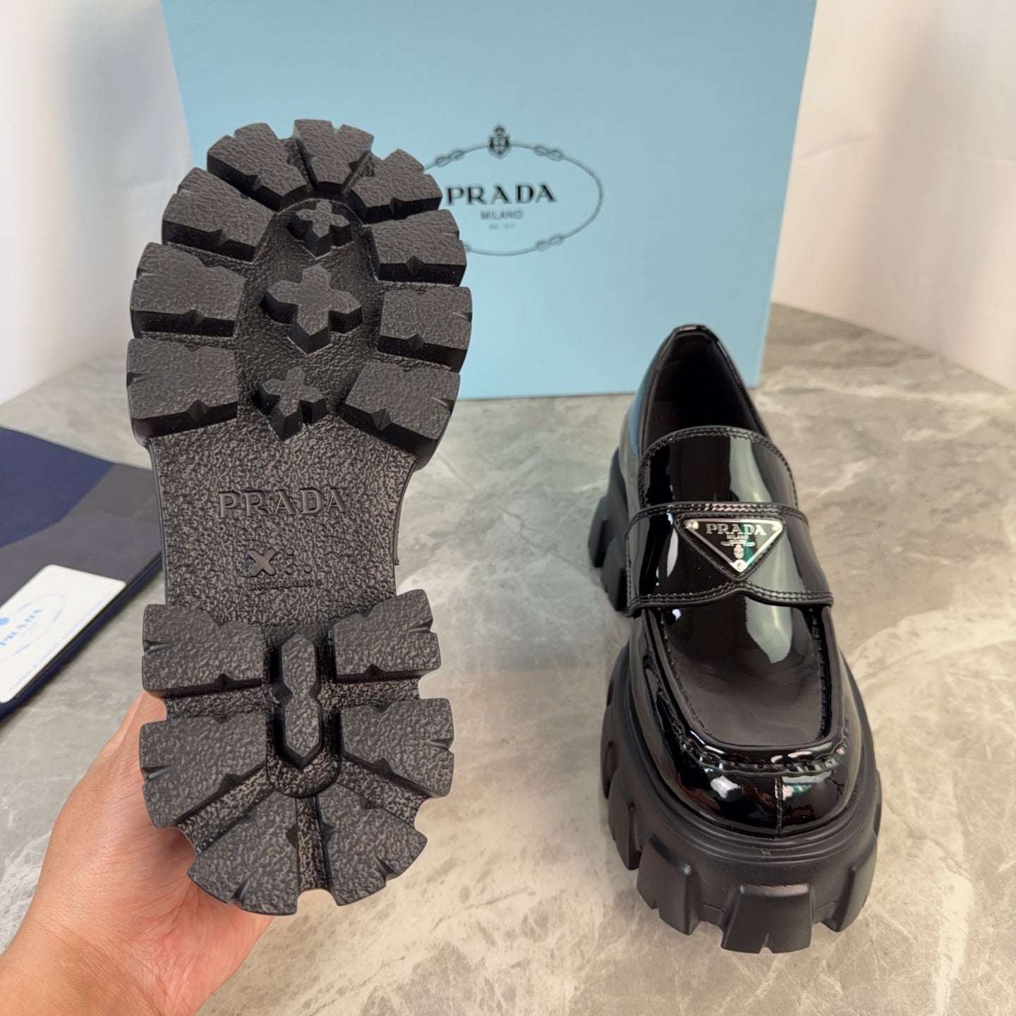 Pra 26s Loafer Black Patent Leather 635166