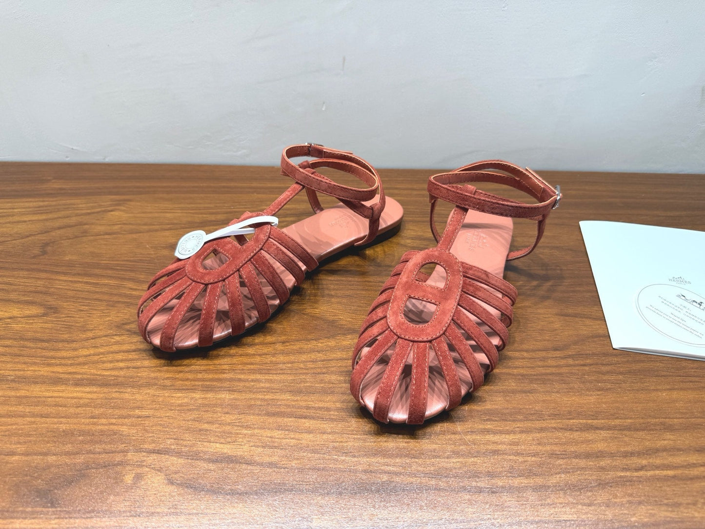 HM Nour Sandals Tan Suede 849486