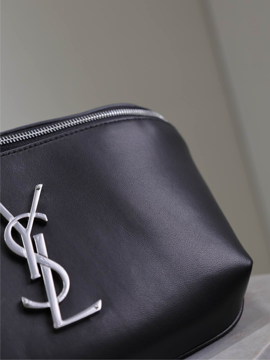 Prada Classic Belt Bag 25cm Black Lamskin Sliver HW