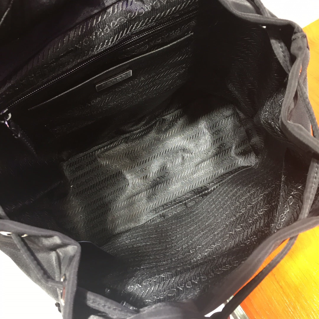 Prada 2026 Backpack 32cm Black Re-Nylon