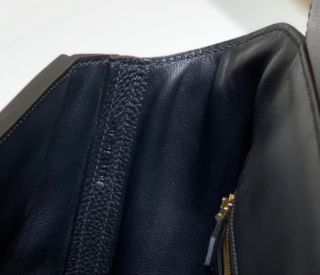 HM 26s 24/24 Bag 29cm Black Togo Leather
