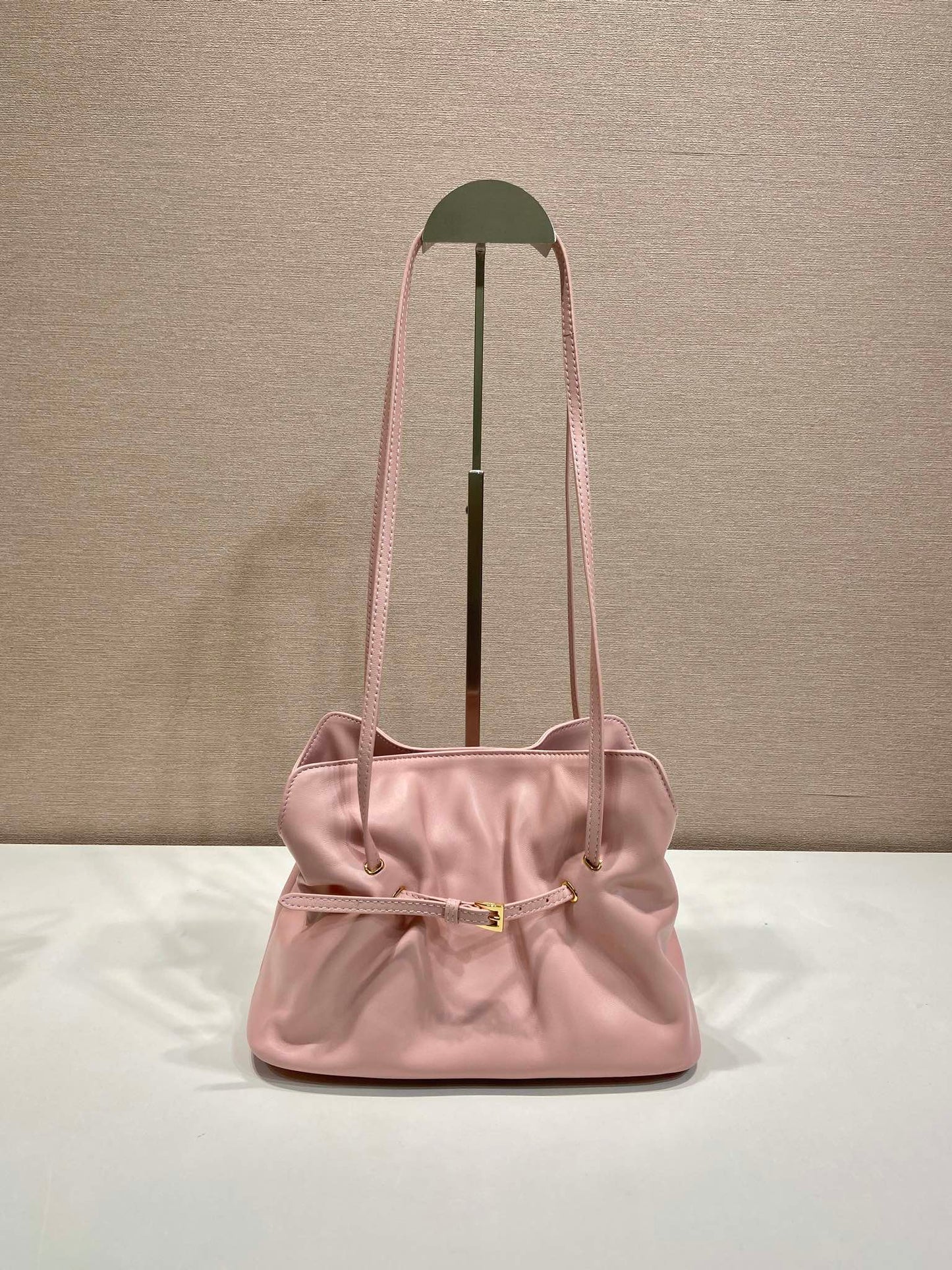 Prada Small Dada 25cm Light Pink Nappa Leather