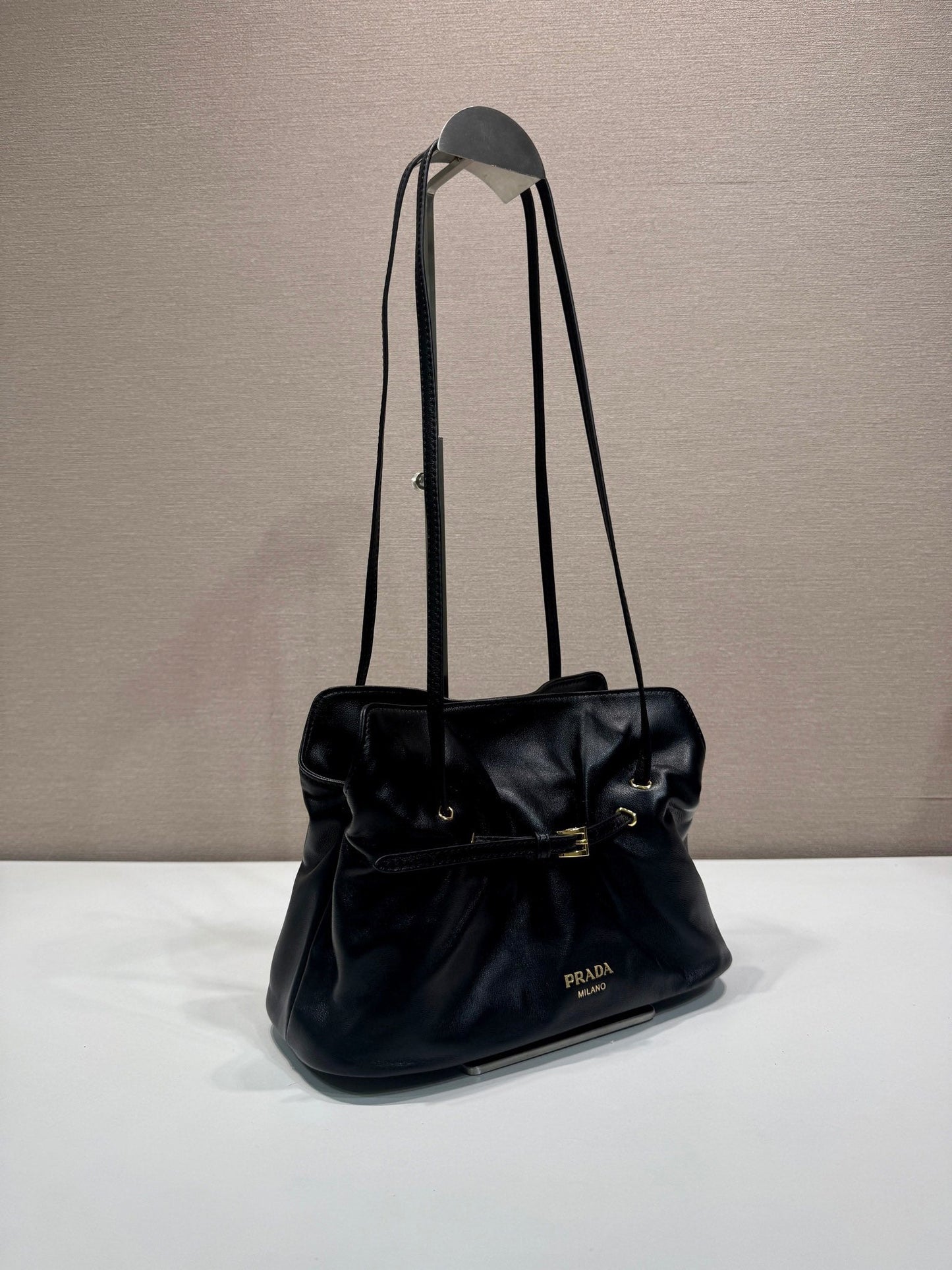 Prada Small Dada 25cm Black Nappa Leather
