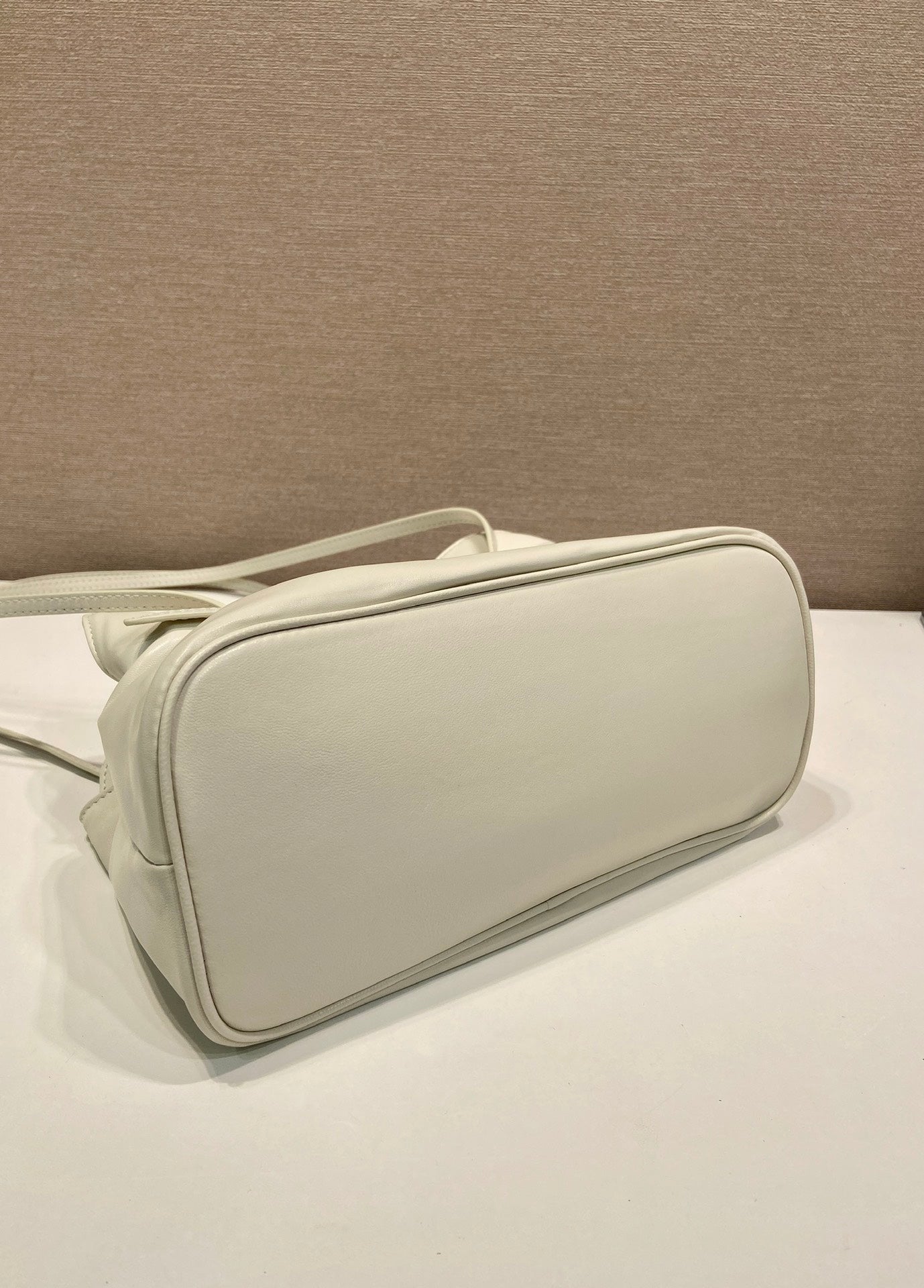 Prada Small Dada 25cm Ivory Nappa Leather