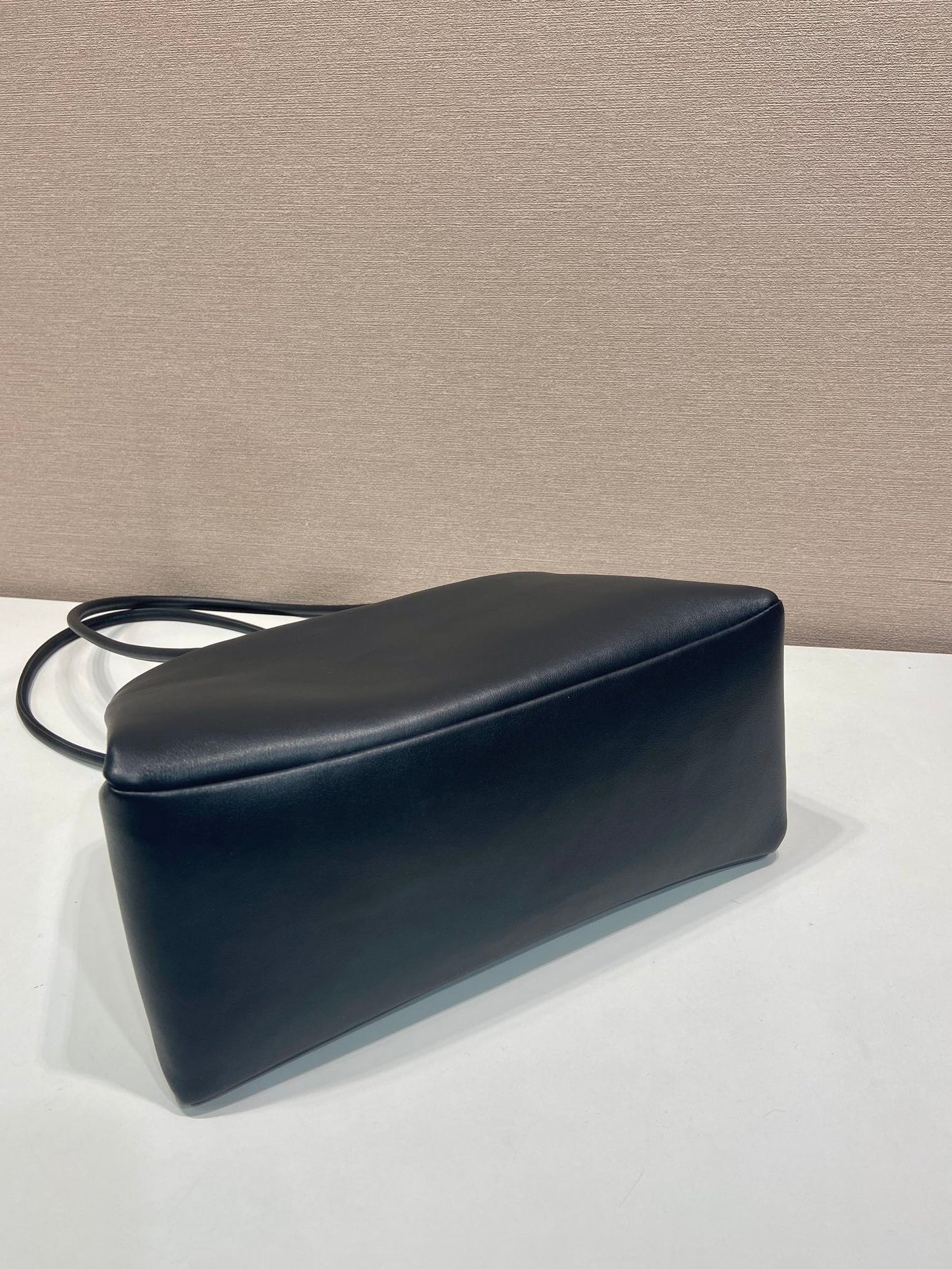 Prada Passage Medium Bag 28cm Black Leather Re-Nylon
