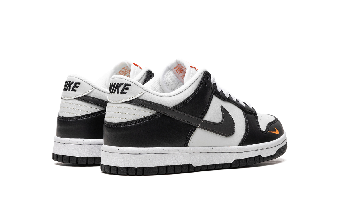 Dunk Low Next Nature GS "Black Bright Mandarin" FN7784 001