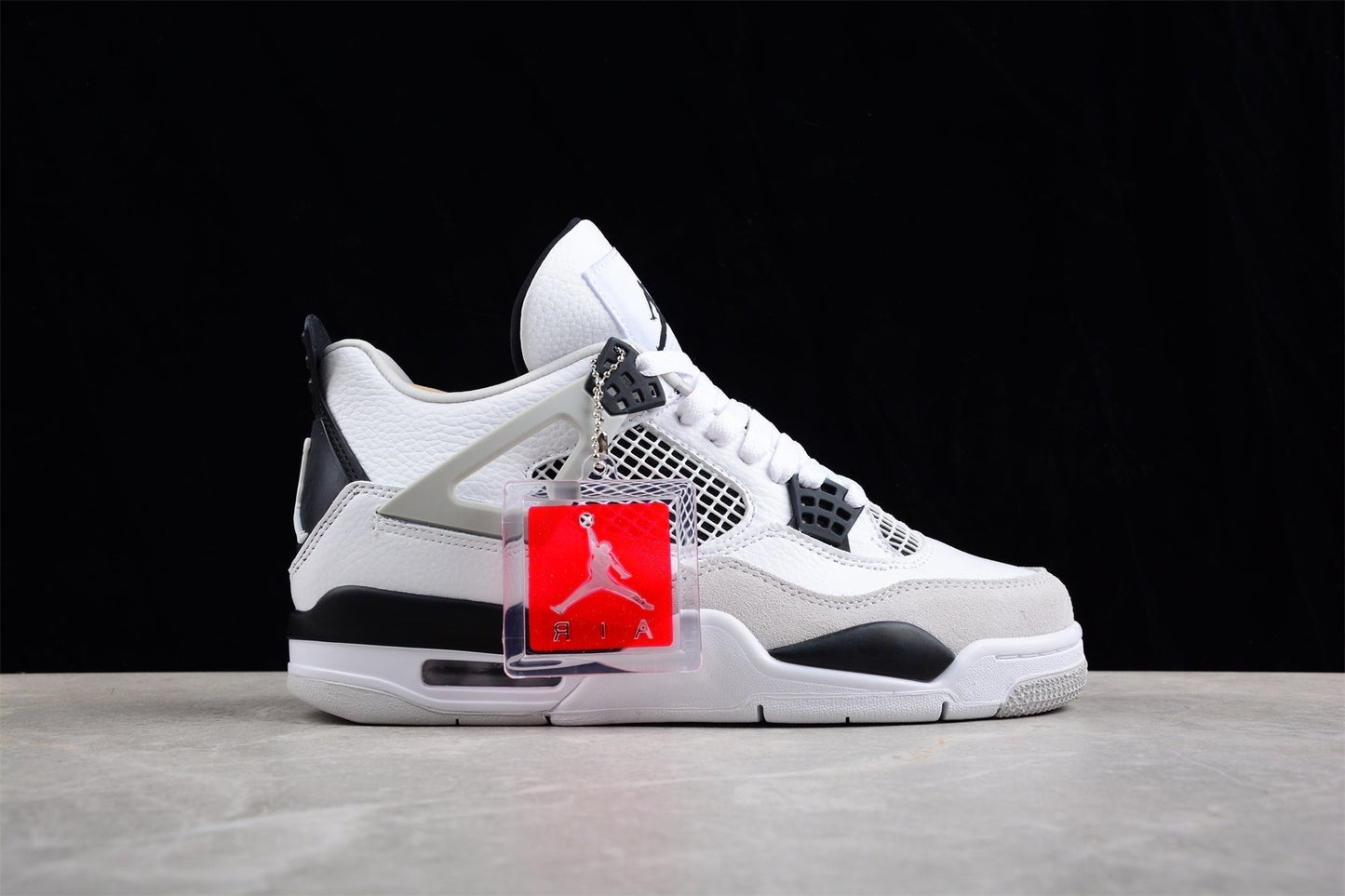 AJ 4 Military Black