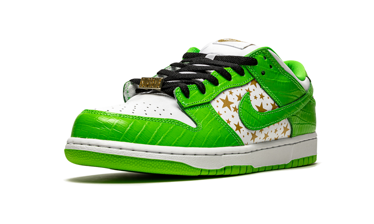 SB Dunk Low "Supreme - Stars - Mean Green" DH3228 101