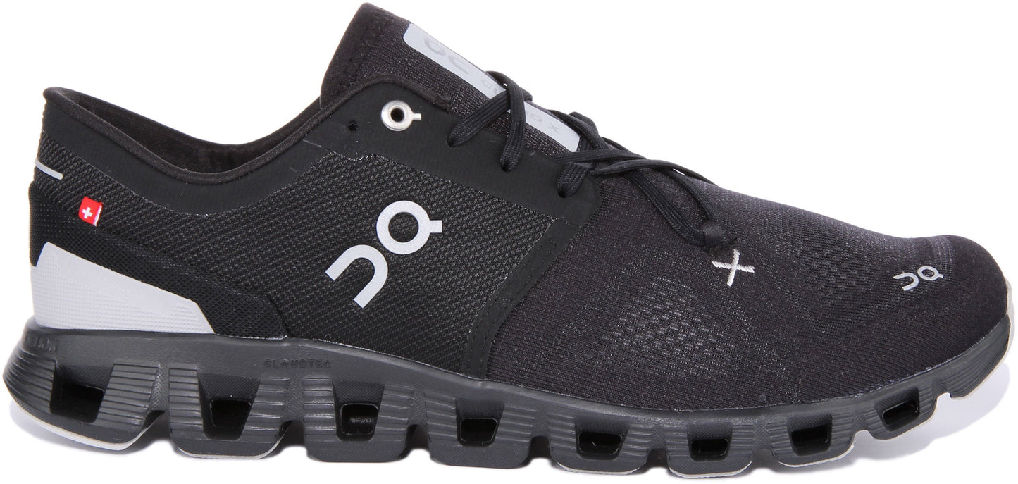 On Running Cloud X 3 In Black For Men