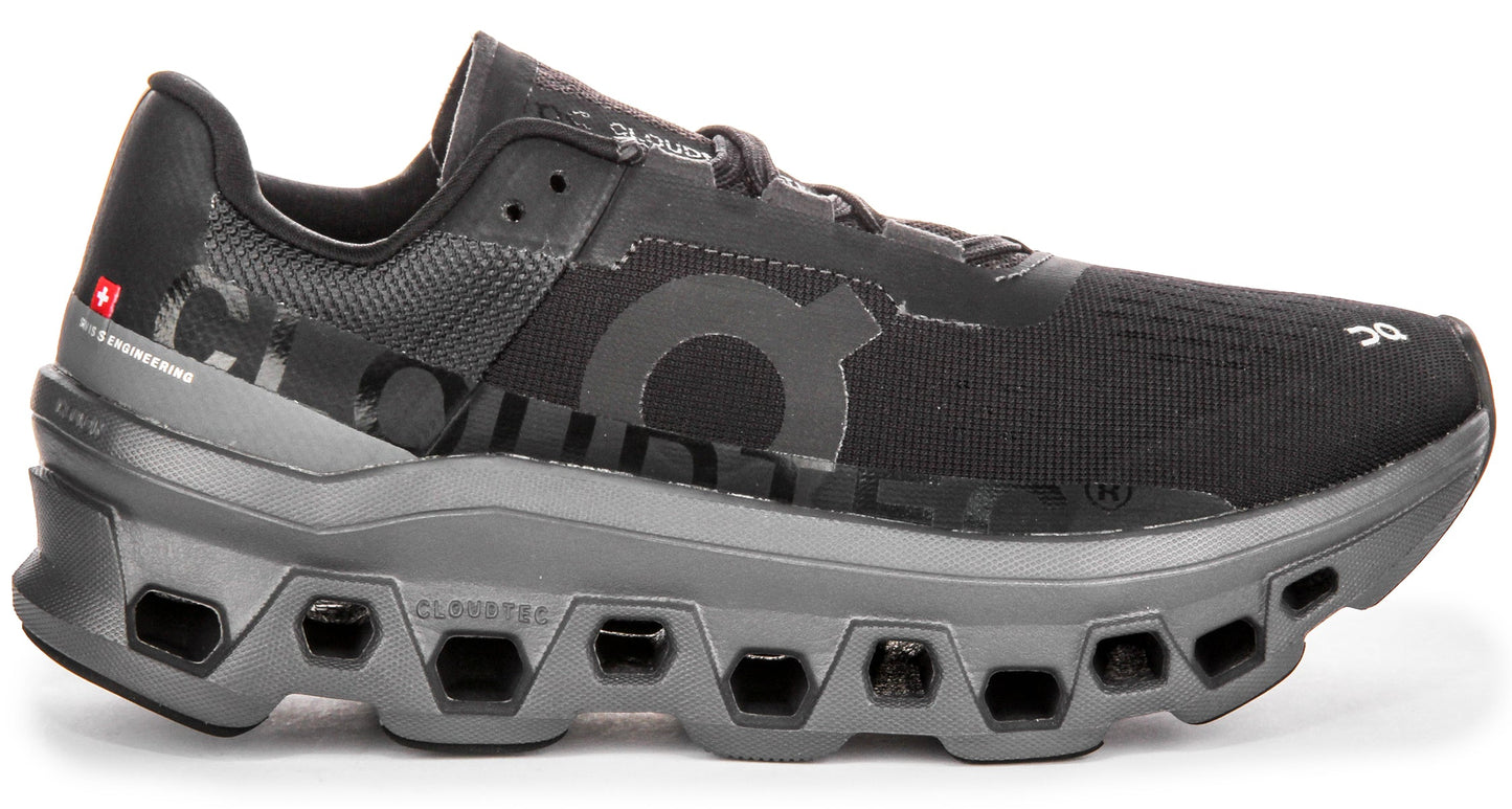 On Running Cloudmonster In Black For Women