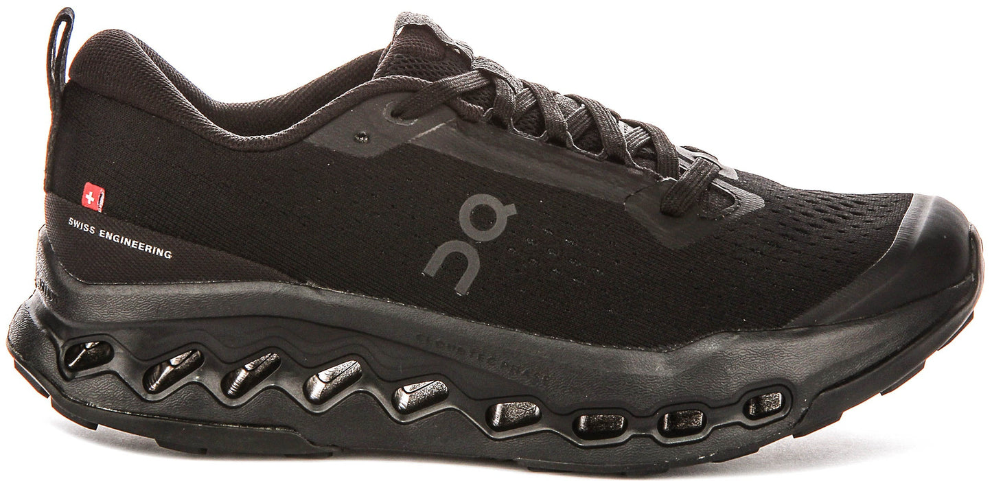 On Running Cloudsurfer Trail 2 In Black For Women