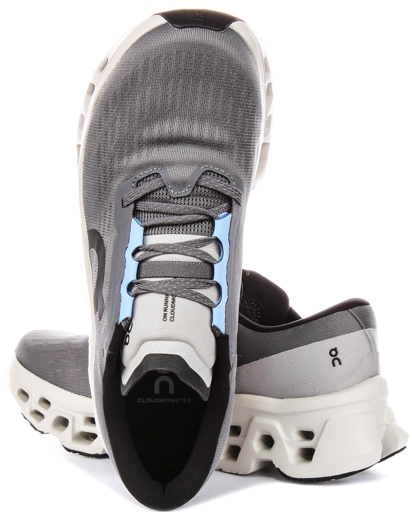 On Running Cloudmonster 3 In Grey For Men
