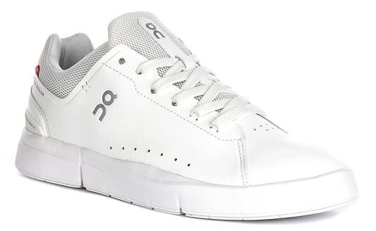 On Running The Roger Adv In White For Men