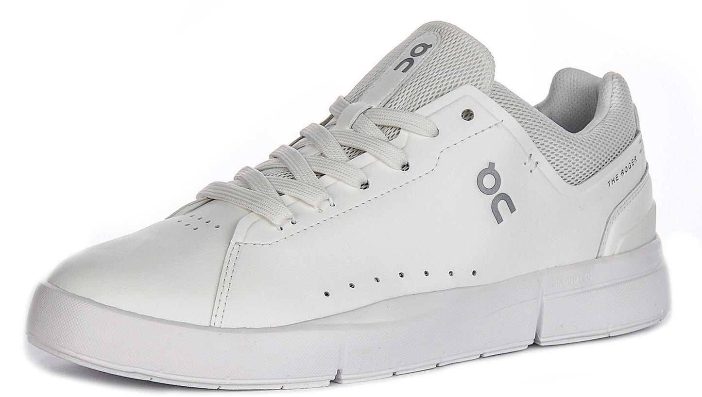 On Running The Roger Adv In White For Men