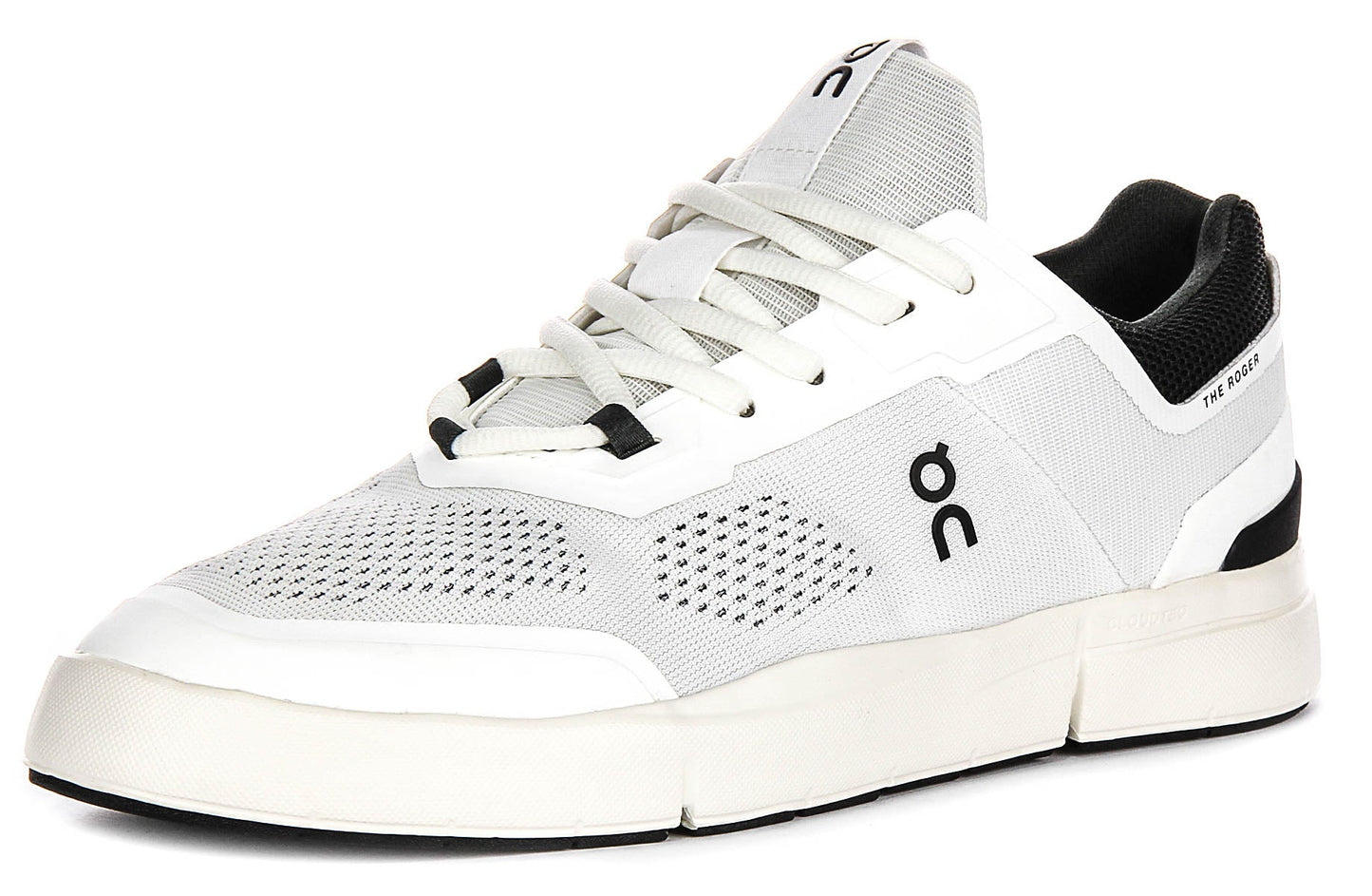 On Running The Roger Spin In White Black For Men