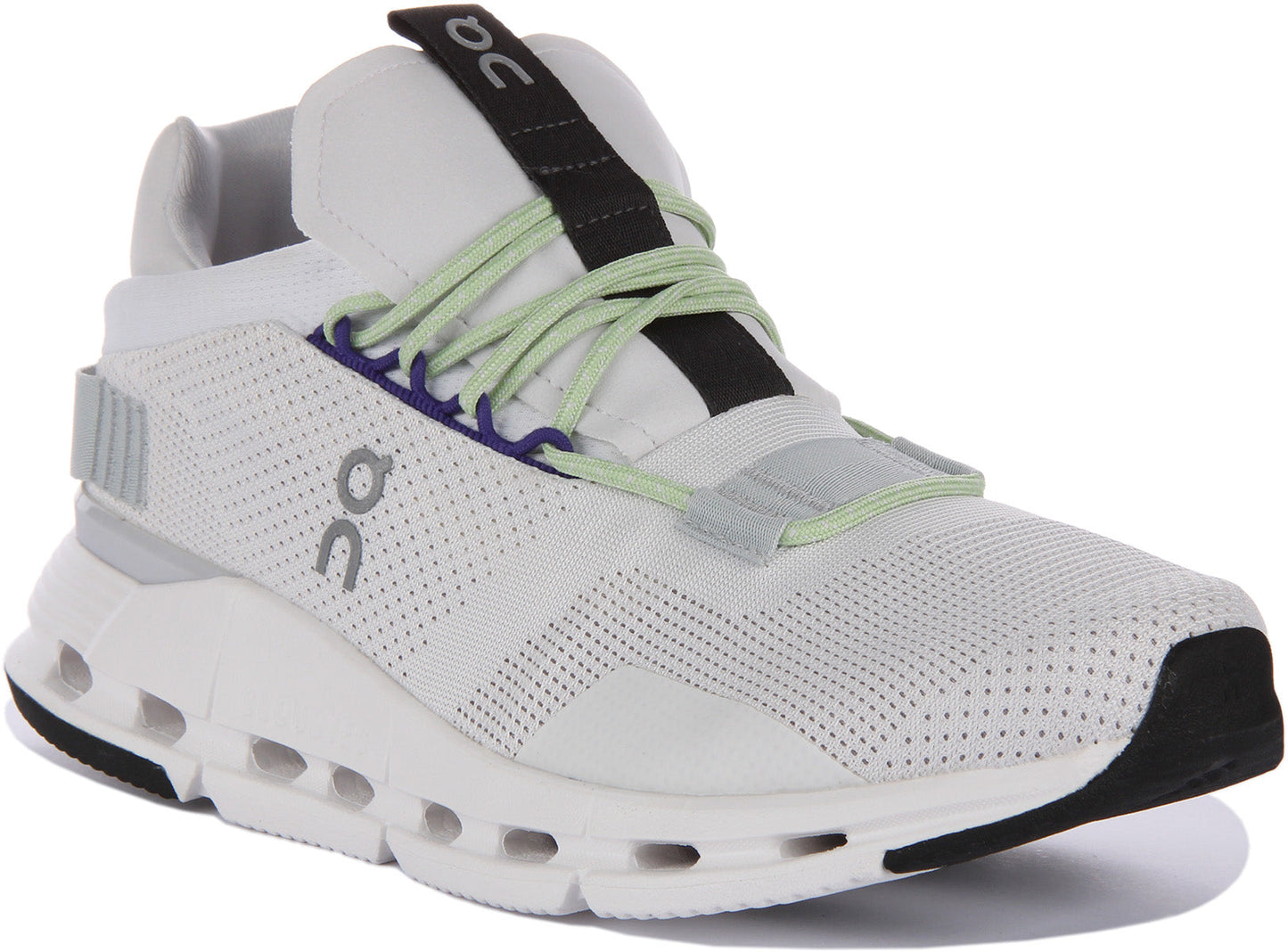 On Running Cloudnova In White Green For Men