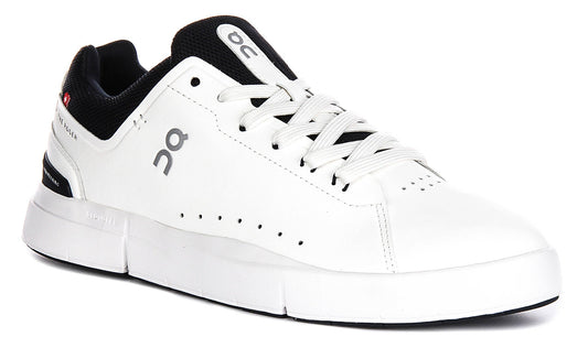 On Running The Roger Adv In White Navy For Men