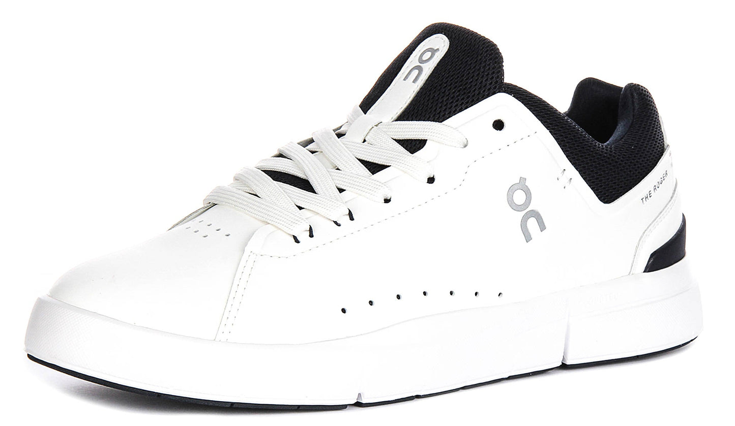 On Running The Roger Adv In White Navy For Men