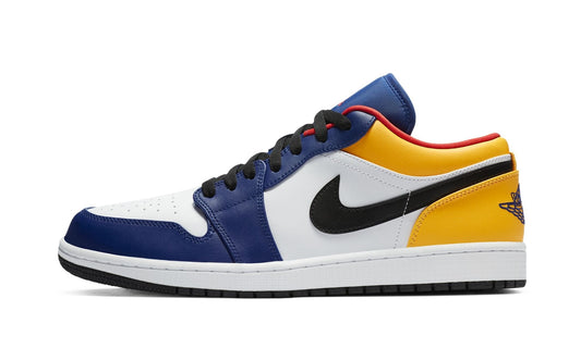 Air Jordan 1 Low “Deep Royal / Yellow” Sneakers - Heritage Edition