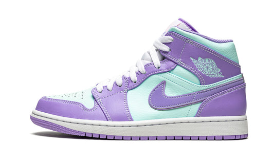 Air Jordan 1 Mid Purple Pulse / Glacier Blue Sneakers - Archive Edition