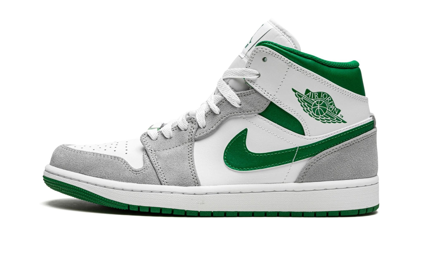 Air Jordan 1 MID SE “Grey / Pine Green / White” Sneakers - Elite Edition