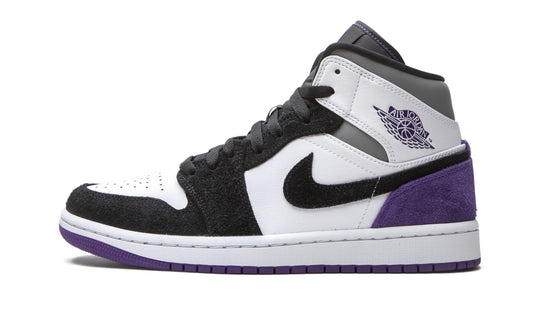 Air Jordan 1 Mid SE Court Purple Suede Sneakers - Pro-Level