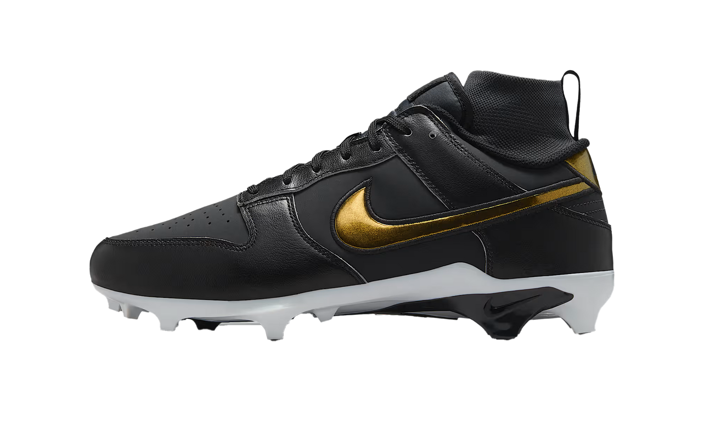 Alpha Menace Dunk Cleats "Black / Off Noir" HV6923 001