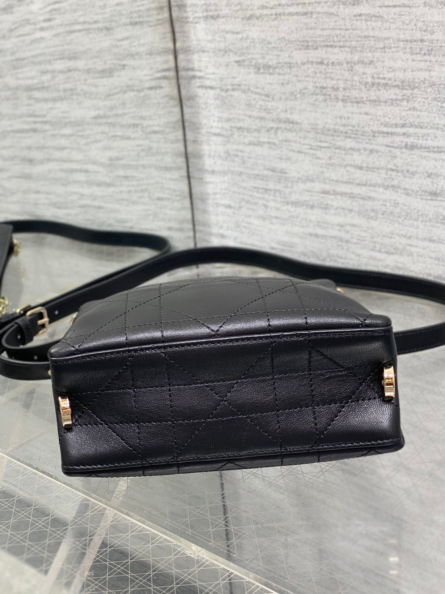 Dior 2026 Trianon Hobo Chain Bag 21cm Lambskin 289177