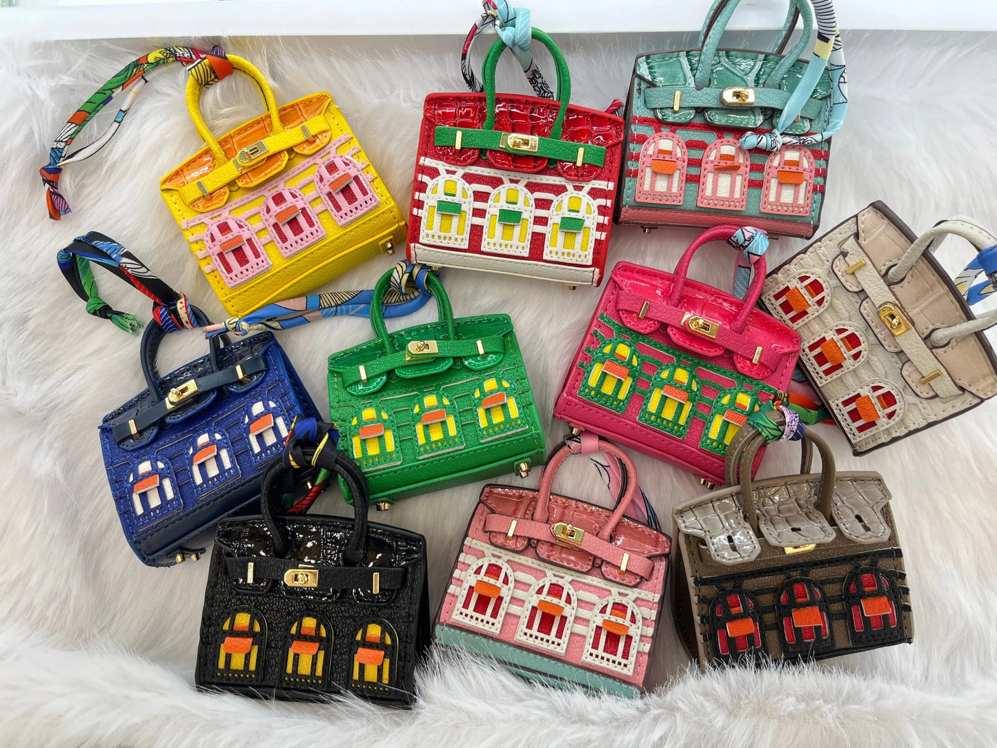 Hermes Charm bag House Doll in Leather