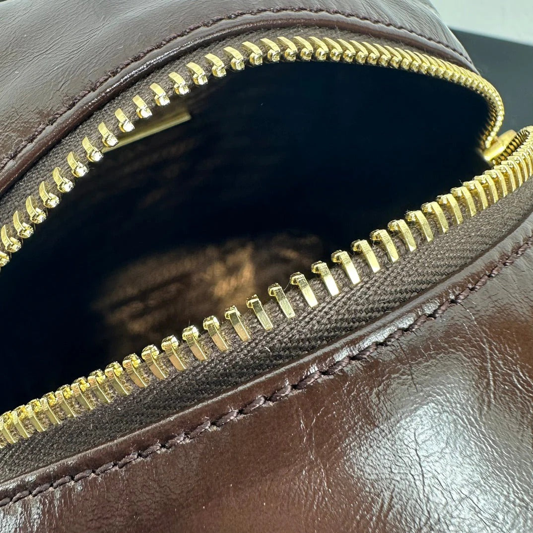 Prada 2026 Dangle Mini Handbag 14.5cm Patent Calfskin