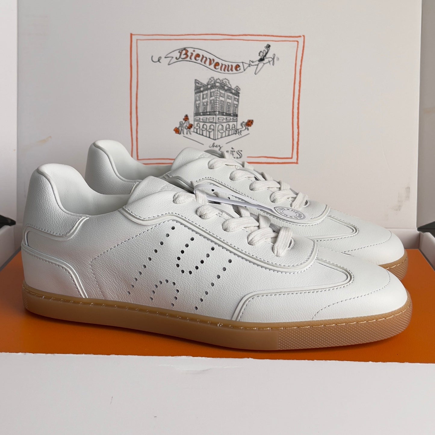 HM Match Sneaker White Sheepskin 609041