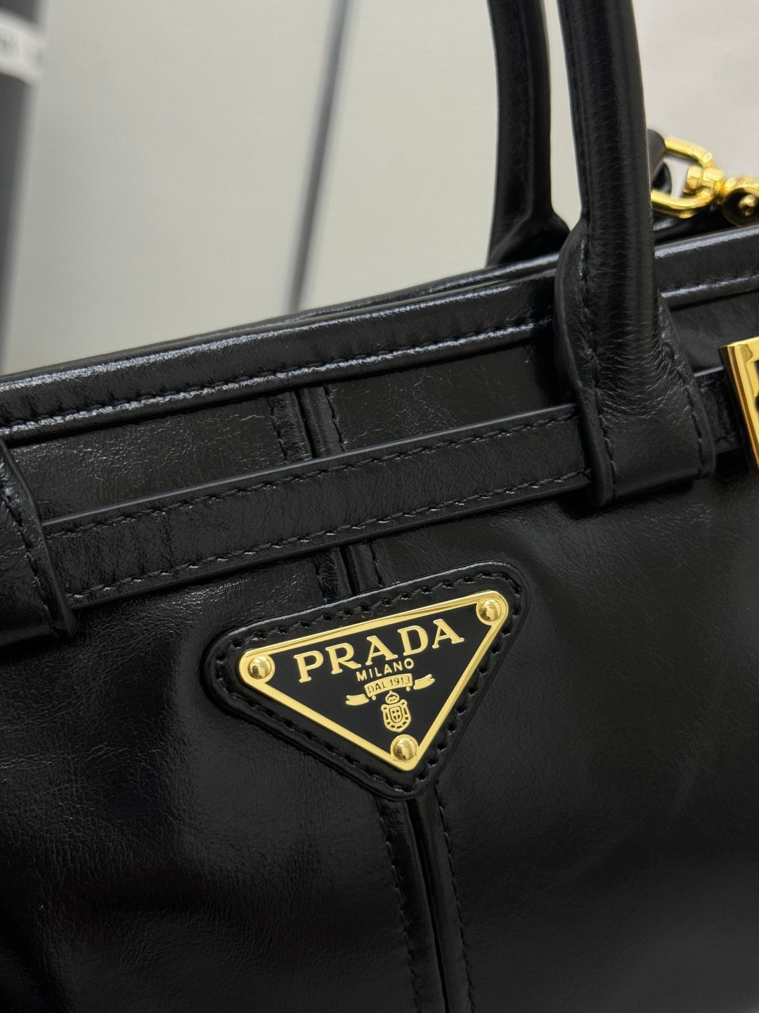Pra Bonnie Bag 24cm Black Leather 293957