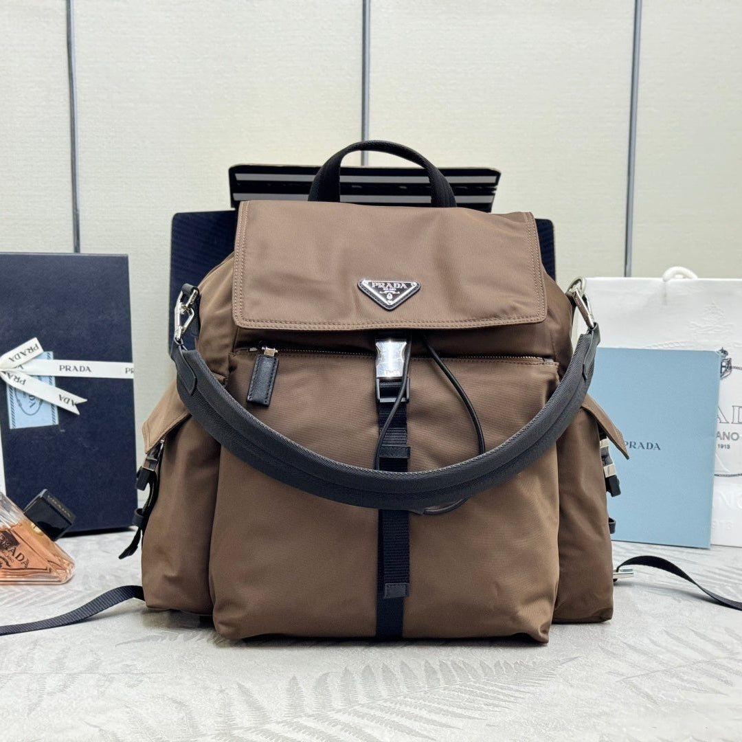 Prada Explore Backpack Brown Re-Nylon 294077