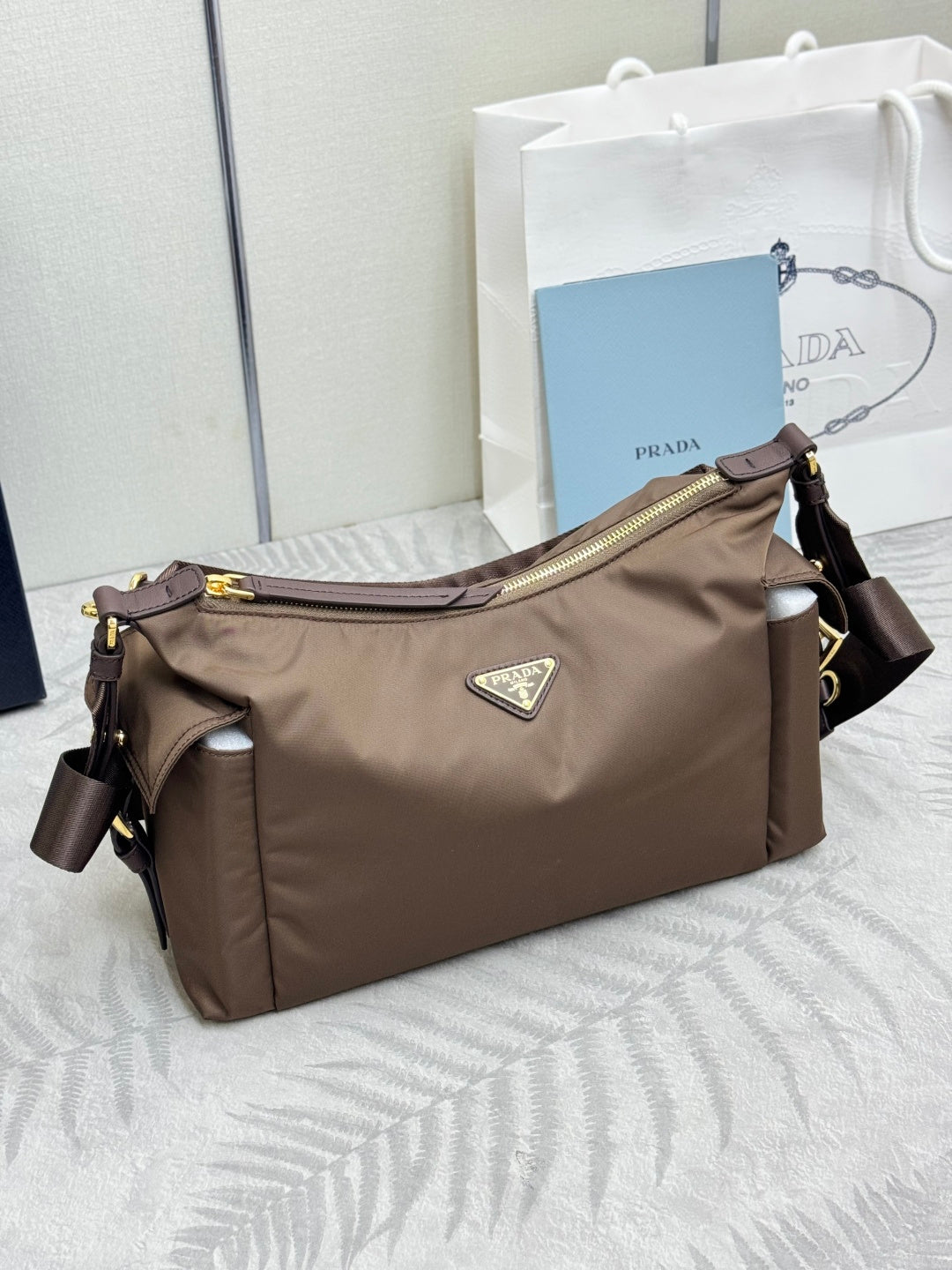 Pra Explorer Bag Brown Nylon 294054