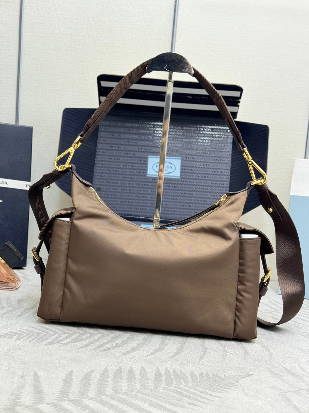 Pra Explorer Bag Brown Nylon 294054