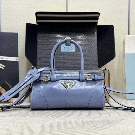 Pra Bonnie Bag 24cm Sunny Mountain Blue Leather 293948
