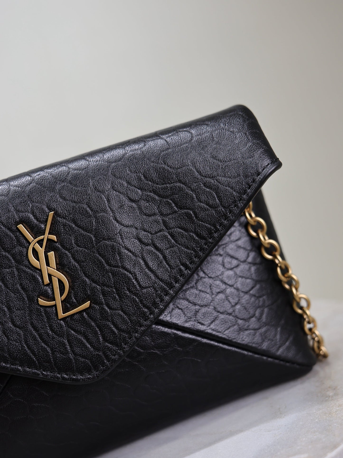 Prada Calypso Bag 19cm Black Elephant Leather