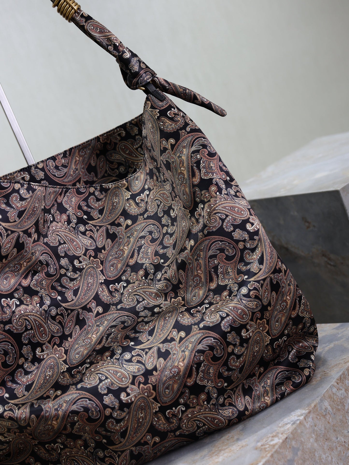 Prada AMALIA Tote Bag 40cm Jacquard Frabic GHW