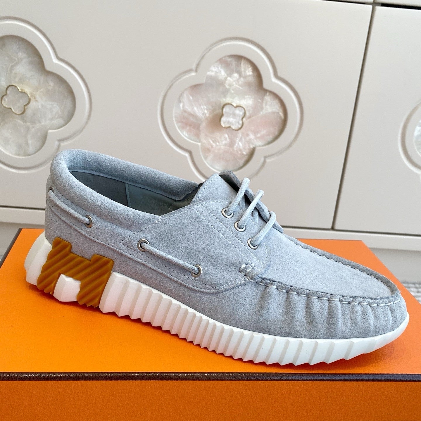 HM Ketch Sneakers Light Grey Suede