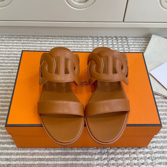 HM Lagune Sandal Tan Leather 776544