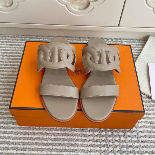 HM Lagune Sandal Light Taupe Leather 776550