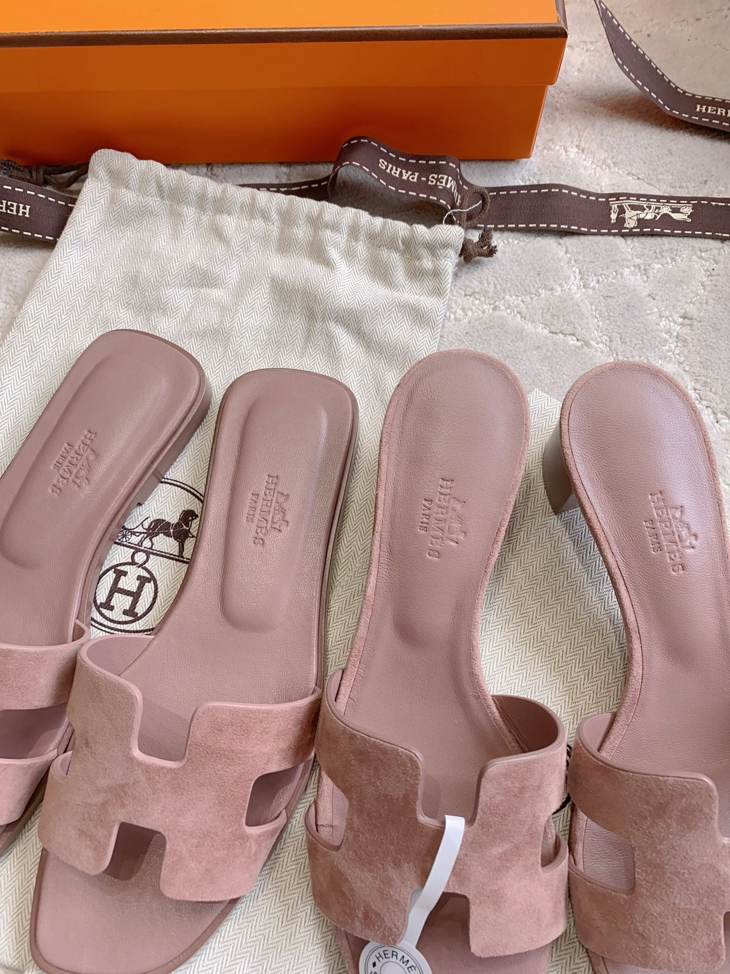HM 26s Oran Sandal Rosy Brown Suede 724289