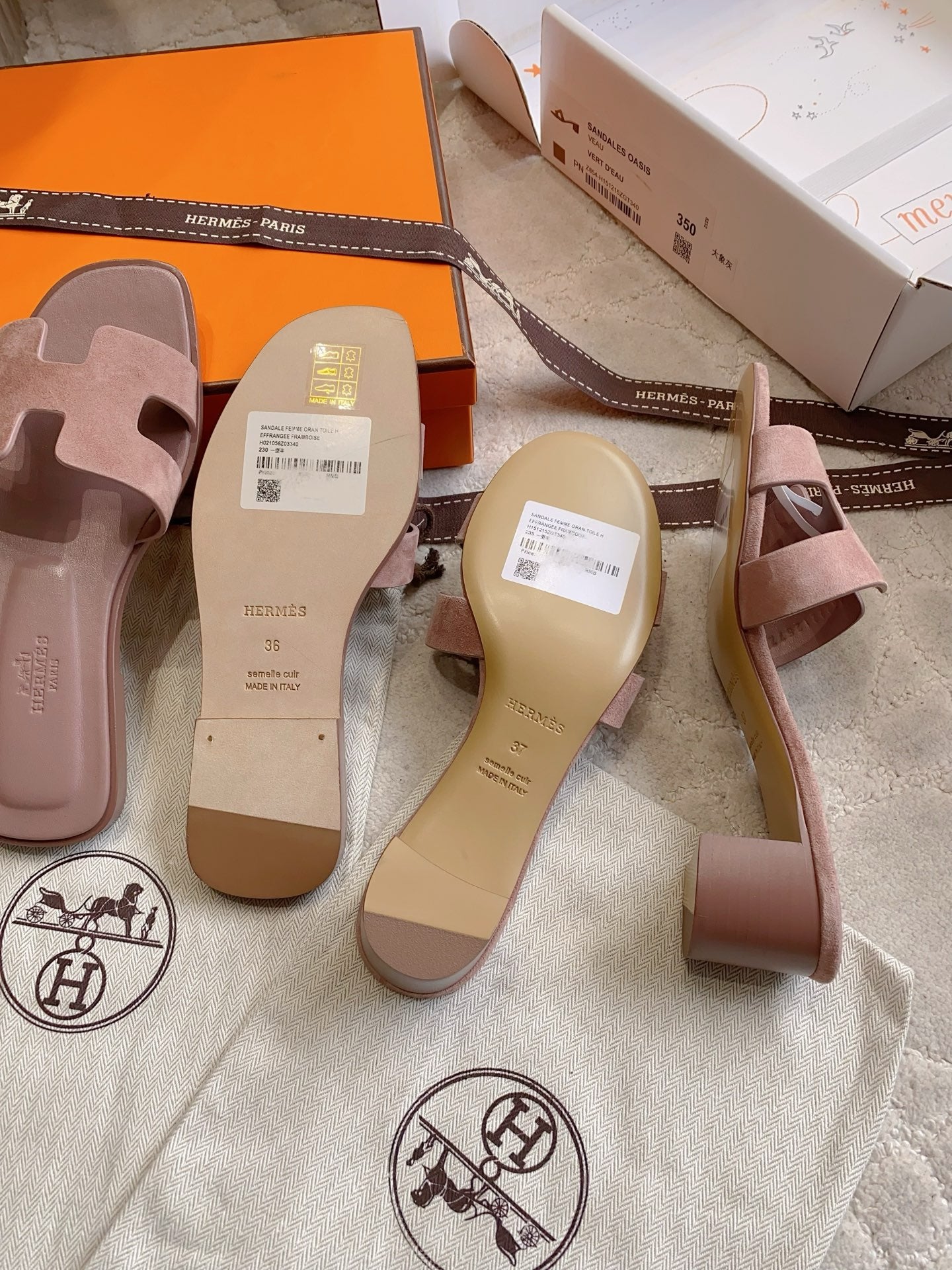 HM 26s Oran Sandal Rosy Brown Suede 724289