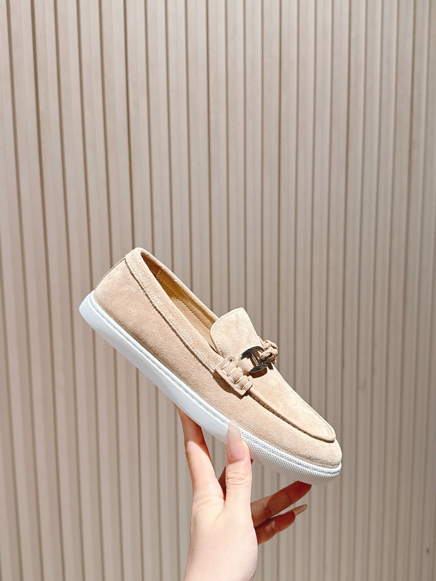 HM 25s Ignacio Loafer Soft Beige Suede Rubber 445345