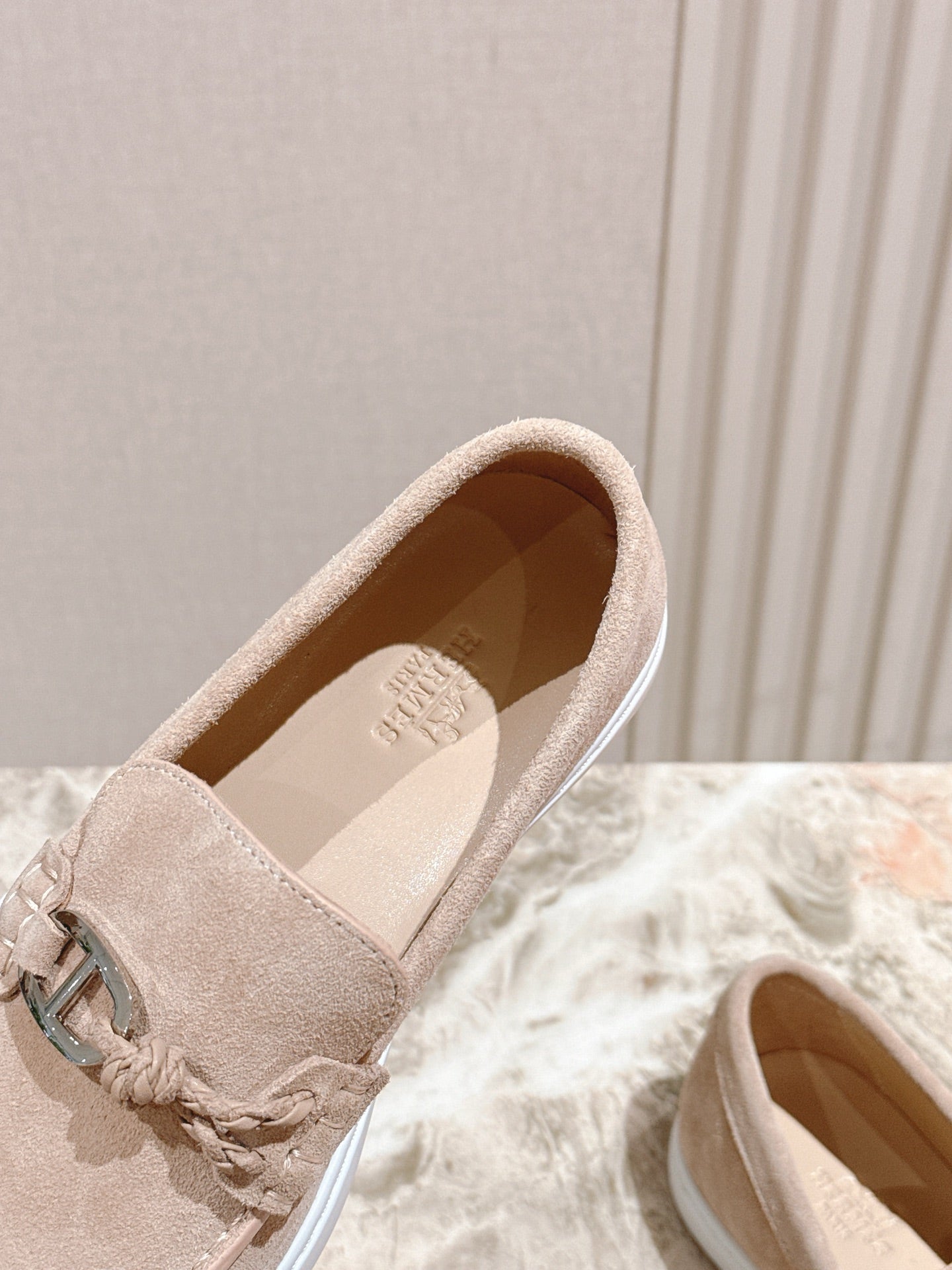 HM 25s Ignacio Loafer Soft Beige Suede Rubber 445345