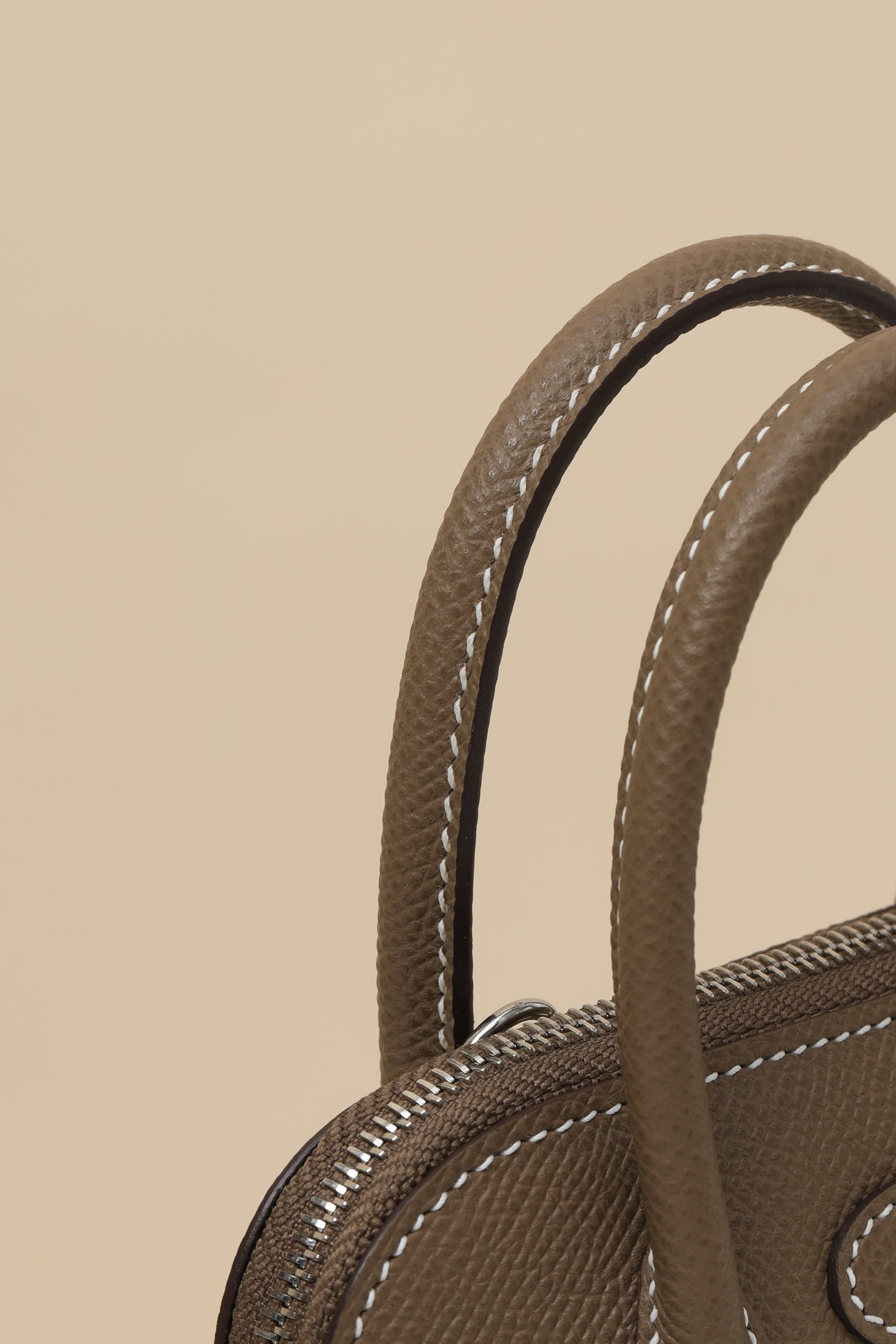 HM Bolide Bag 15cm Taupe Epsom Leather 284515