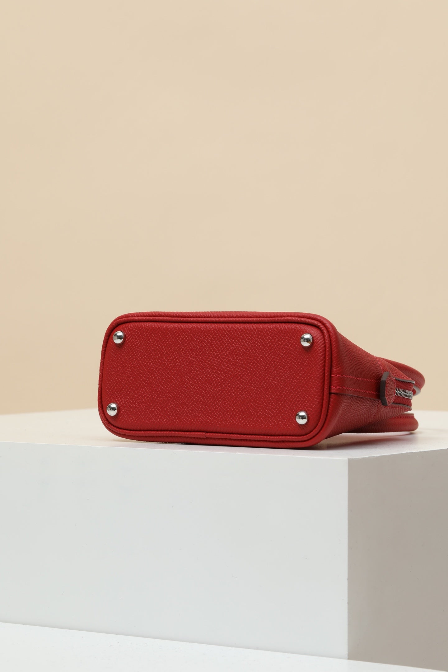 HM Bolide Bag 15cm Red Epsom Leather 284519