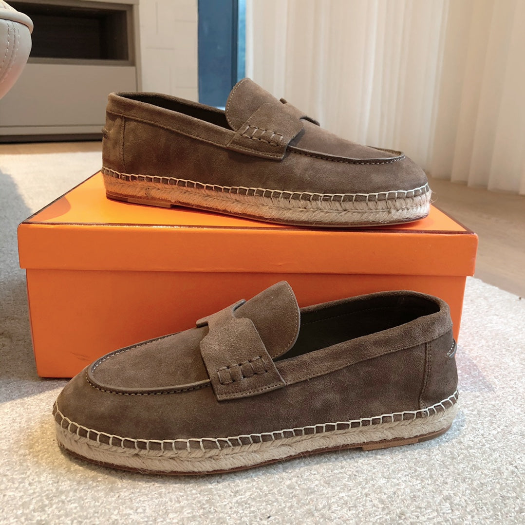 HM Trip Espadrille Chocolate Suede